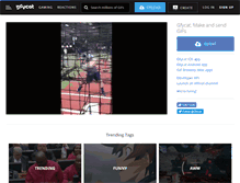 Tablet Screenshot of gfycat.com